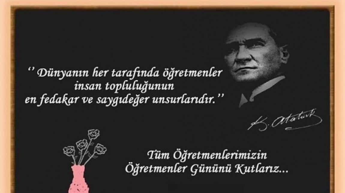 Tüm öğretmenlerimizin öğretmenler gününü kutlarız.